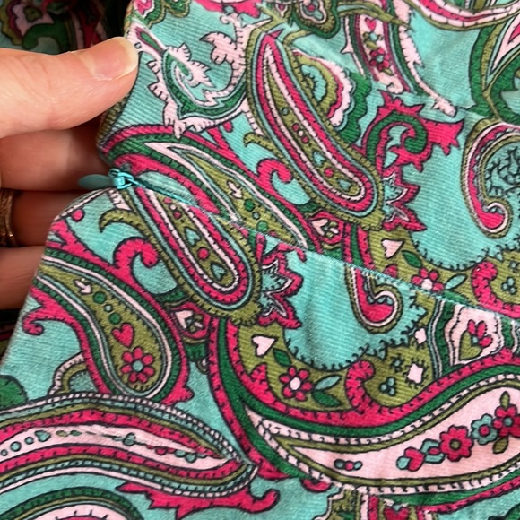 Hartstrings paisley corduroy dress patch pockets 6x - Picture 3 of 6